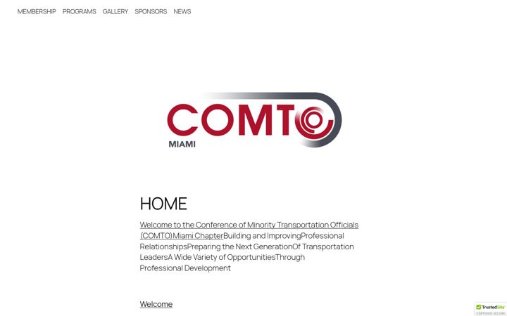 Screenshot stránky comtomiami.org