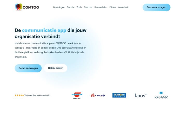 Screenshot of comtoo.nl