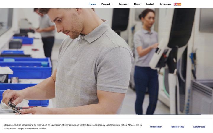 Screenshot of comtrafo.com