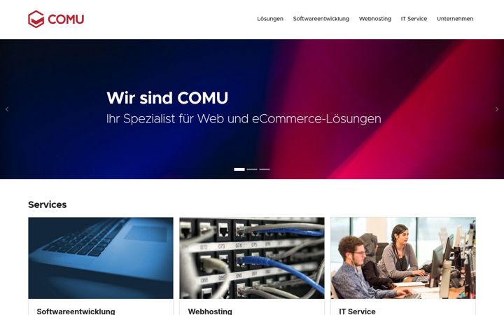Screenshot of comu.de