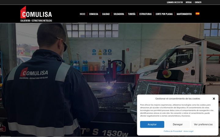 Screenshot of comulisa.com