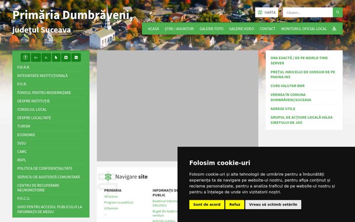 Screenshot van comuna-dumbraveni.ro