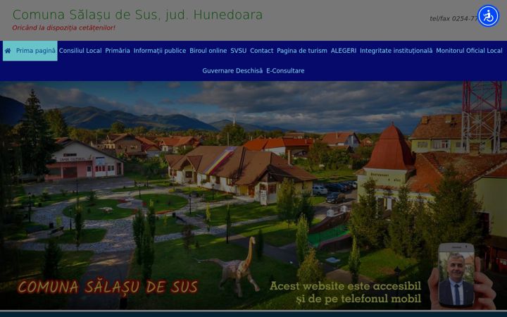 Screenshot van comuna-salasudesus.ro