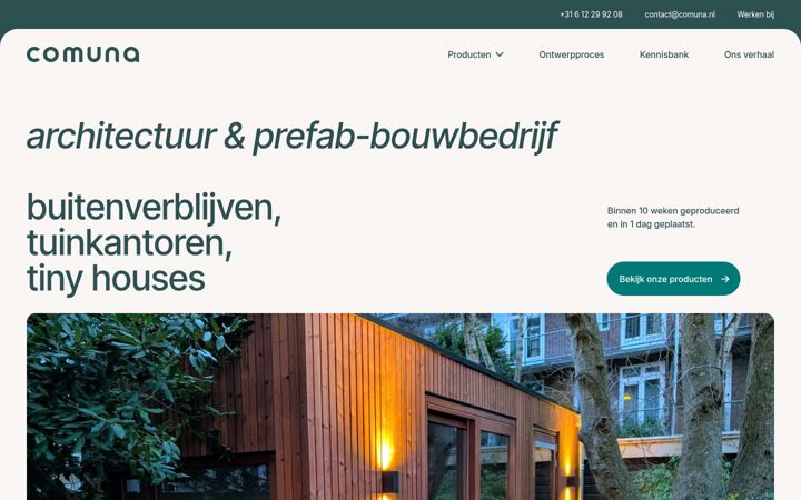 Screenshot of comuna.nl