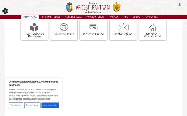 Screenshot van comunaaricestiirahtivani.ro