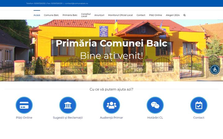 Screenshot van comunabalc.ro