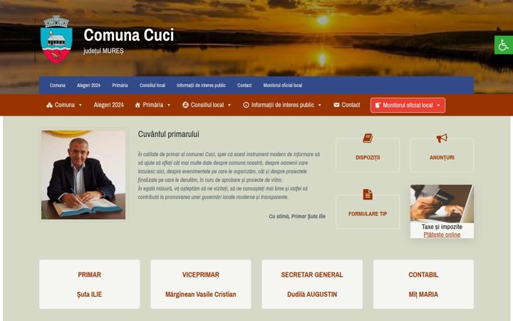Screenshot van comunacuci.ro