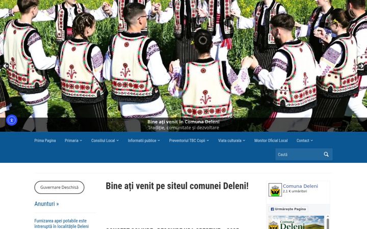 Screenshot of comunadeleni.com