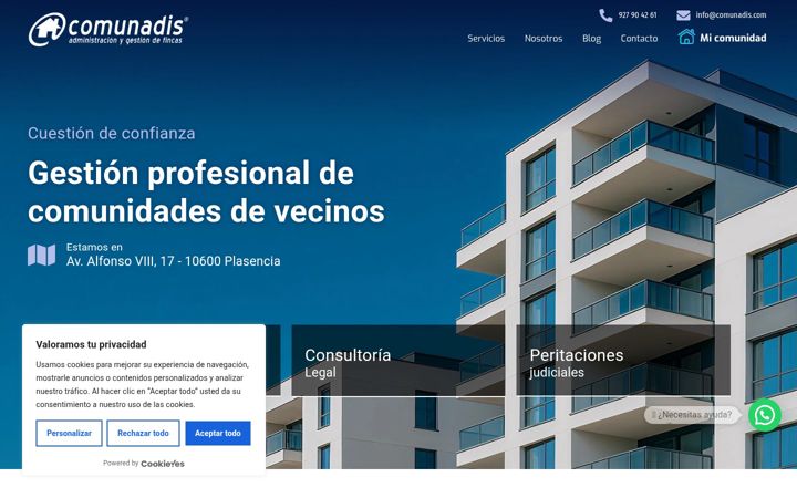Screenshot of comunadis.com