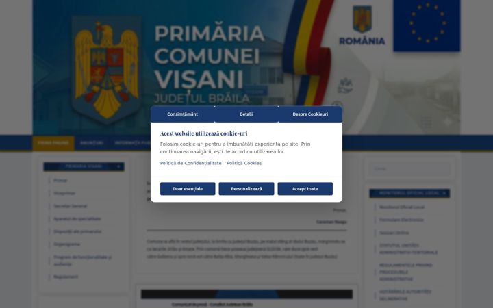 Screenshot of comunavisani.ro