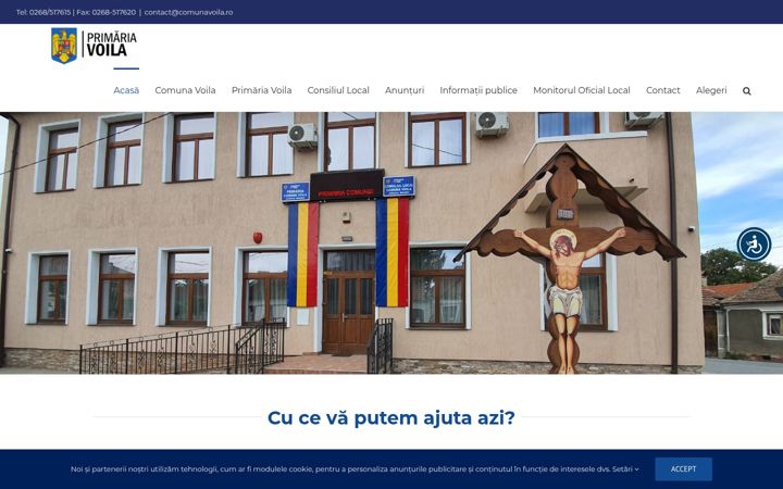 Screenshot of comunavoila.ro