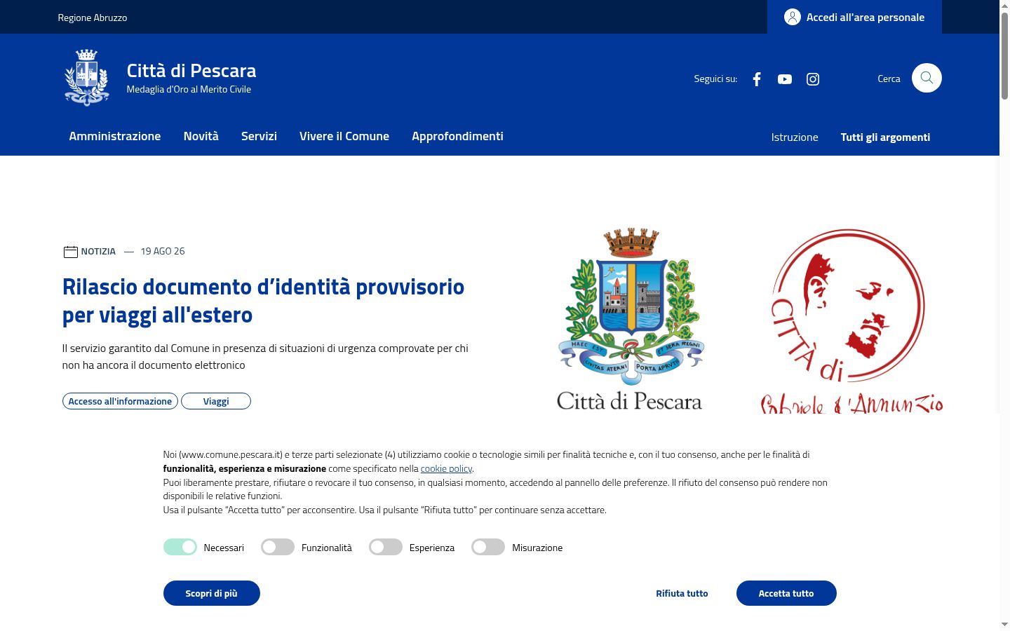 Zrzut ekranu banera zgody wyświetlanego przed jakąkolwiek interakcją