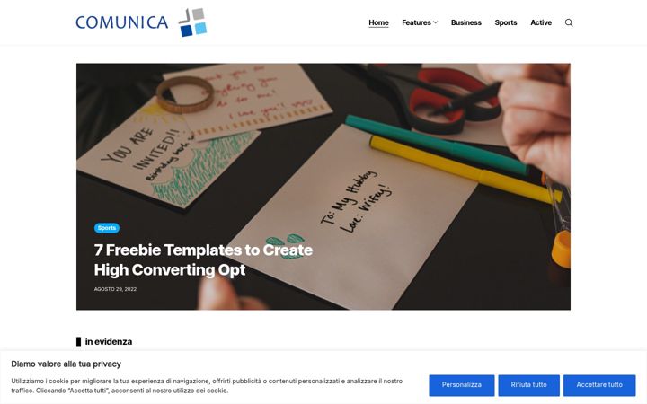 Screenshot of comuni-ca.it