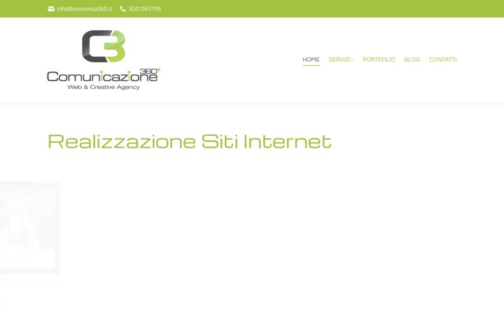 Screenshot of comunica360.it
