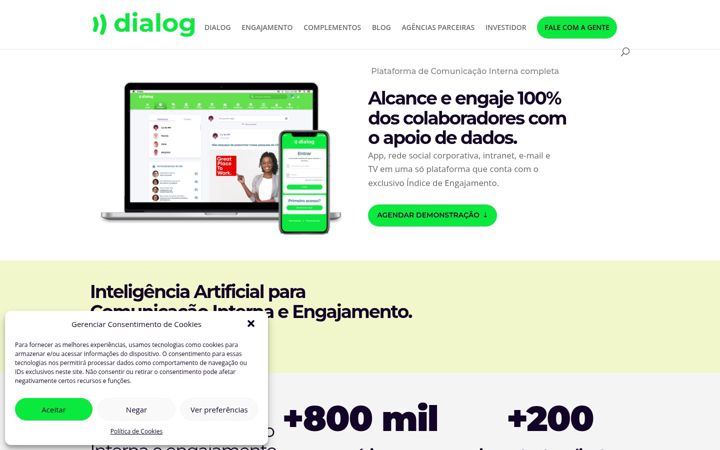Screenshot of comunicacaointerna.com.br
