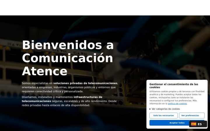 Screenshot of comunicacionatance.es