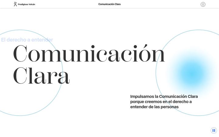 Screenshot ta' comunicacionclara.com