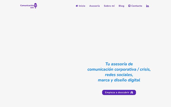 Screenshot of comunicacioncons.com