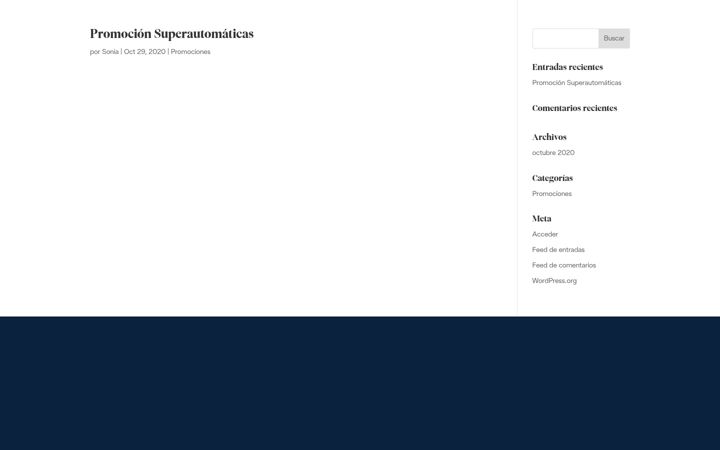 Snimka zaslona za comunicacionesdelonghi.net