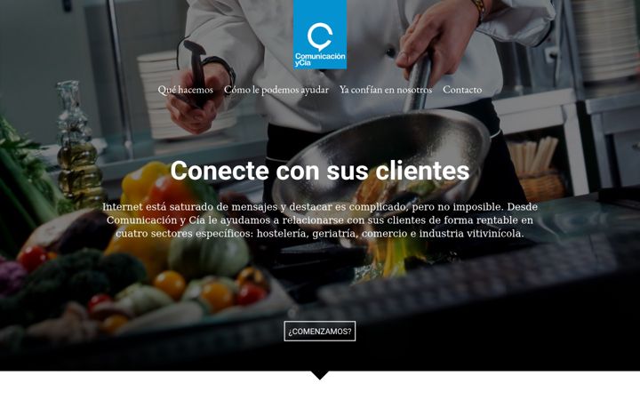 Screenshot of comunicacionycia.com