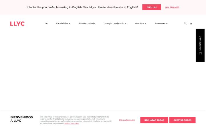 Screenshot of comunicacionyreputacion.com