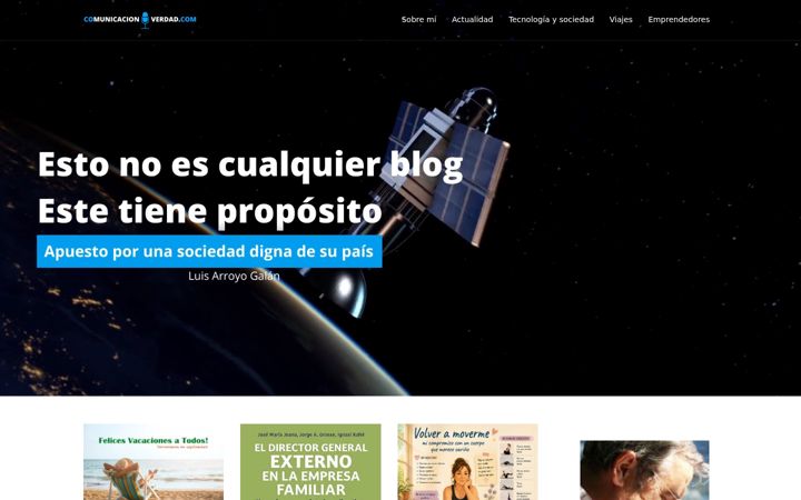 Screenshot of comunicacionyverdad.com