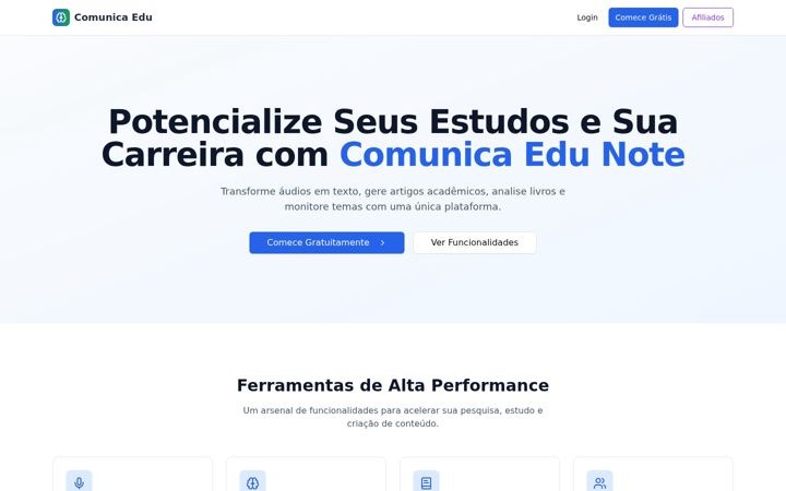 Képernyőkép: comunicaedunote.com.br