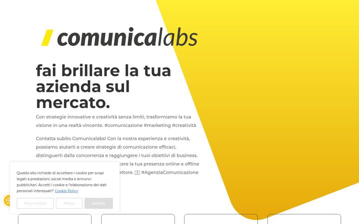 Screenshot of comunicalabs.com