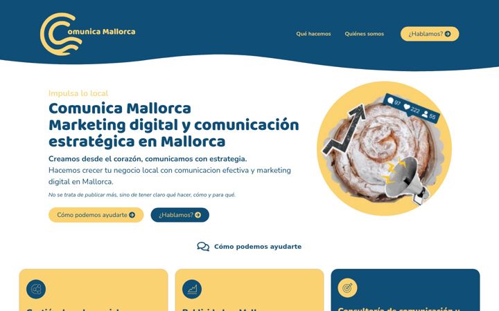 Screenshot of comunicamallorca.com