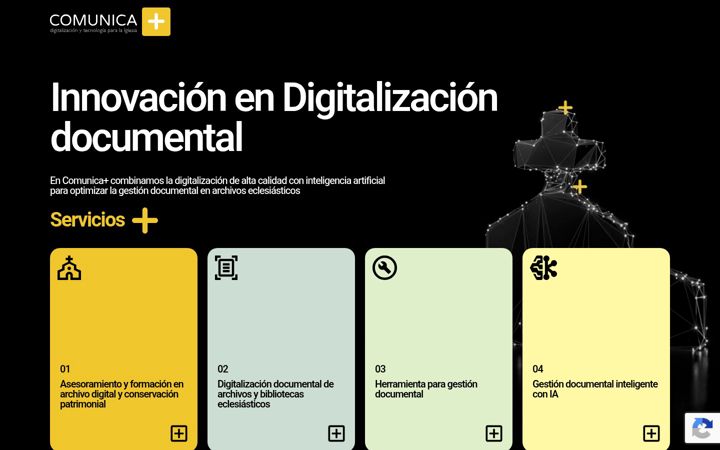 Screenshot of comunicamas.com