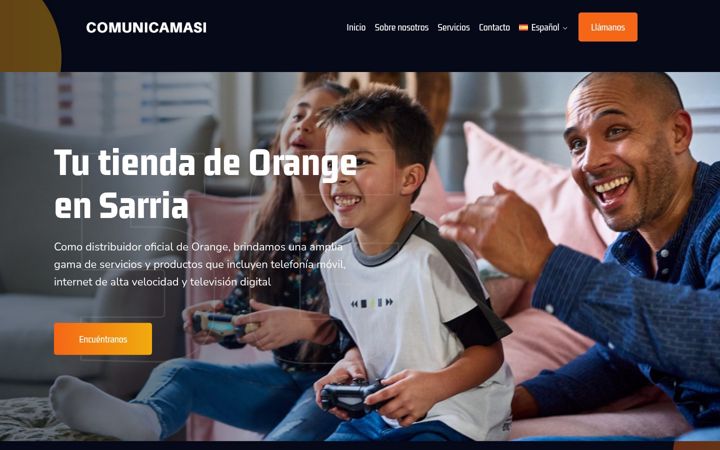 Screenshot of comunicamasisl.com