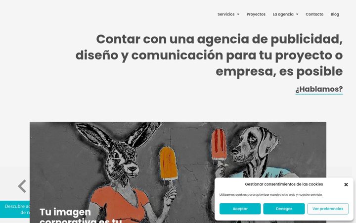 Screenshot of comunicart.es