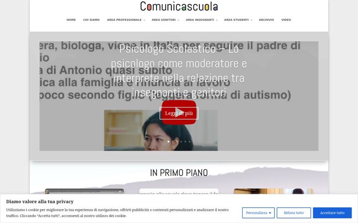 Screenshot of comunicascuola.it