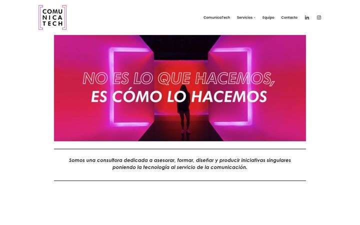 Screenshot of comunicatech.es