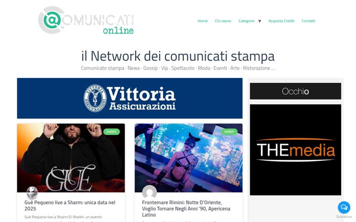 Screenshot of comunicationline.com