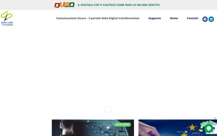 Screenshot of comunicazionesicura.it