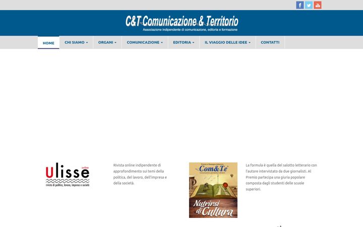 Екранна снимка на comunicazioneterritorio.it