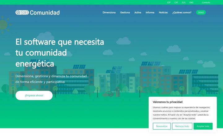 Screenshot ta' comunidad-energetica.net