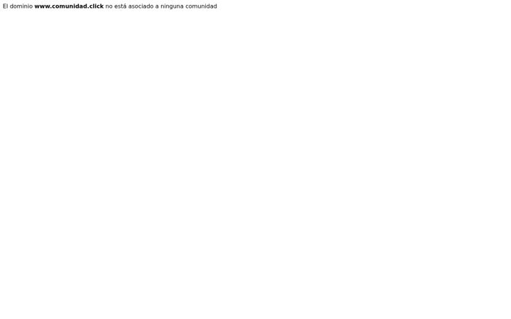 Screenshot of comunidad.click