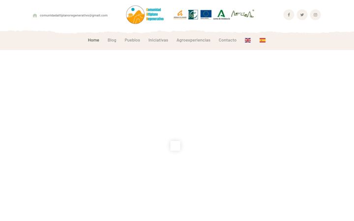 Screenshot of comunidadaltiplanoregenerativo.es