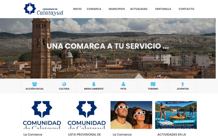 Screenshot of comunidadcalatayud.com