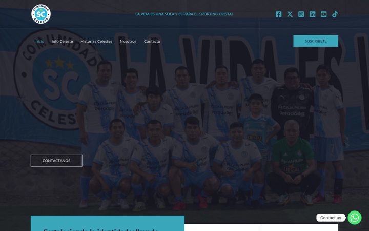 Screenshot of comunidadceleste.com