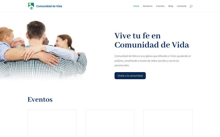 Screenshot ta' comunidaddevida.net