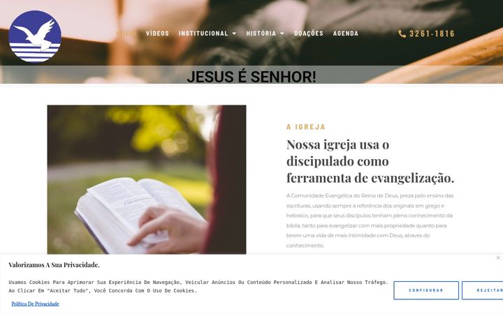 Screenshot of comunidade1.org.br