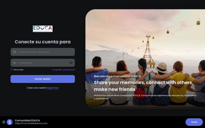 Screenshot of comunidadeduca.com