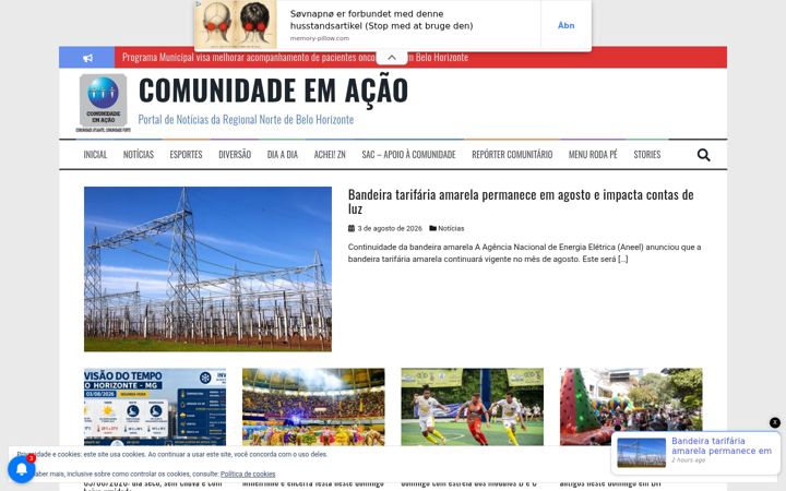 Captura de ecrã de comunidadeemacao.com.br