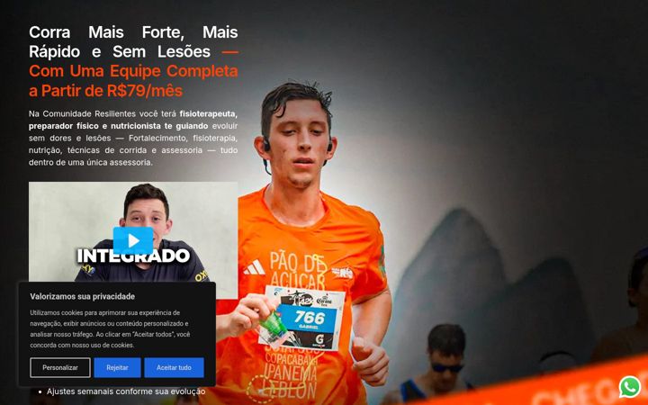Screenshot of comunidaderesilientes.com