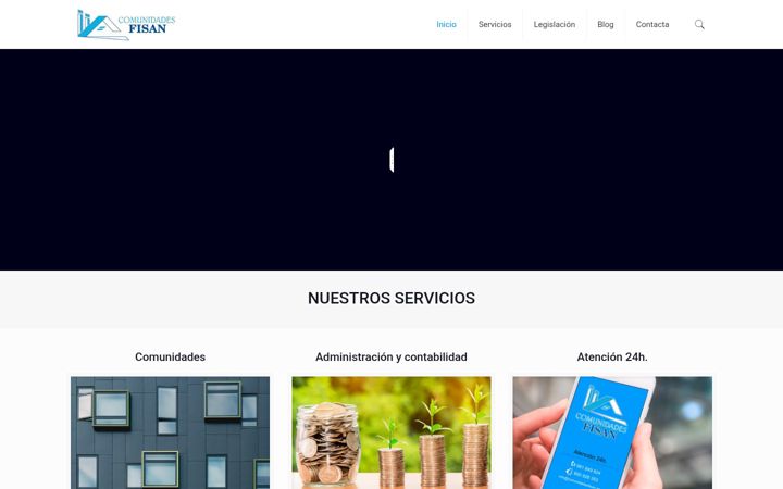 Screenshot of comunidadesfisan.es