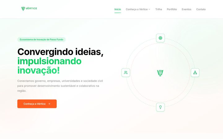 Screenshot of comunidadevertice.com.br