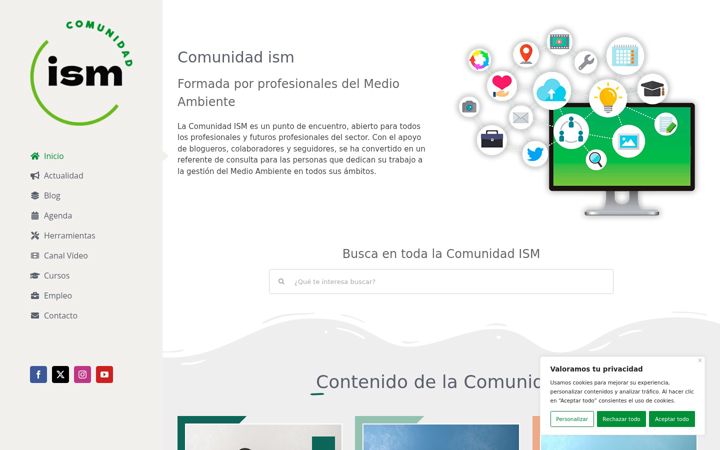 Screenshot of comunidadism.es